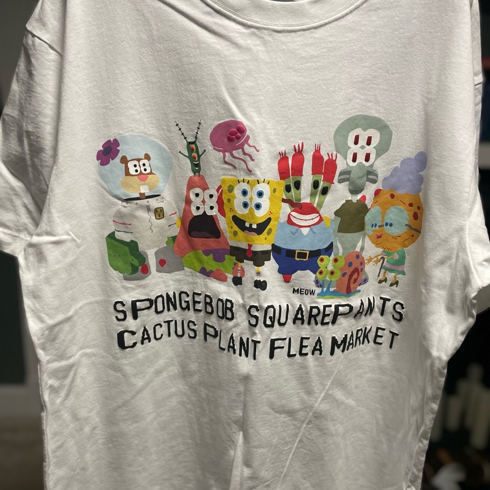 Spongebob Squarepants Cactus Plant Flea Market washed never worn